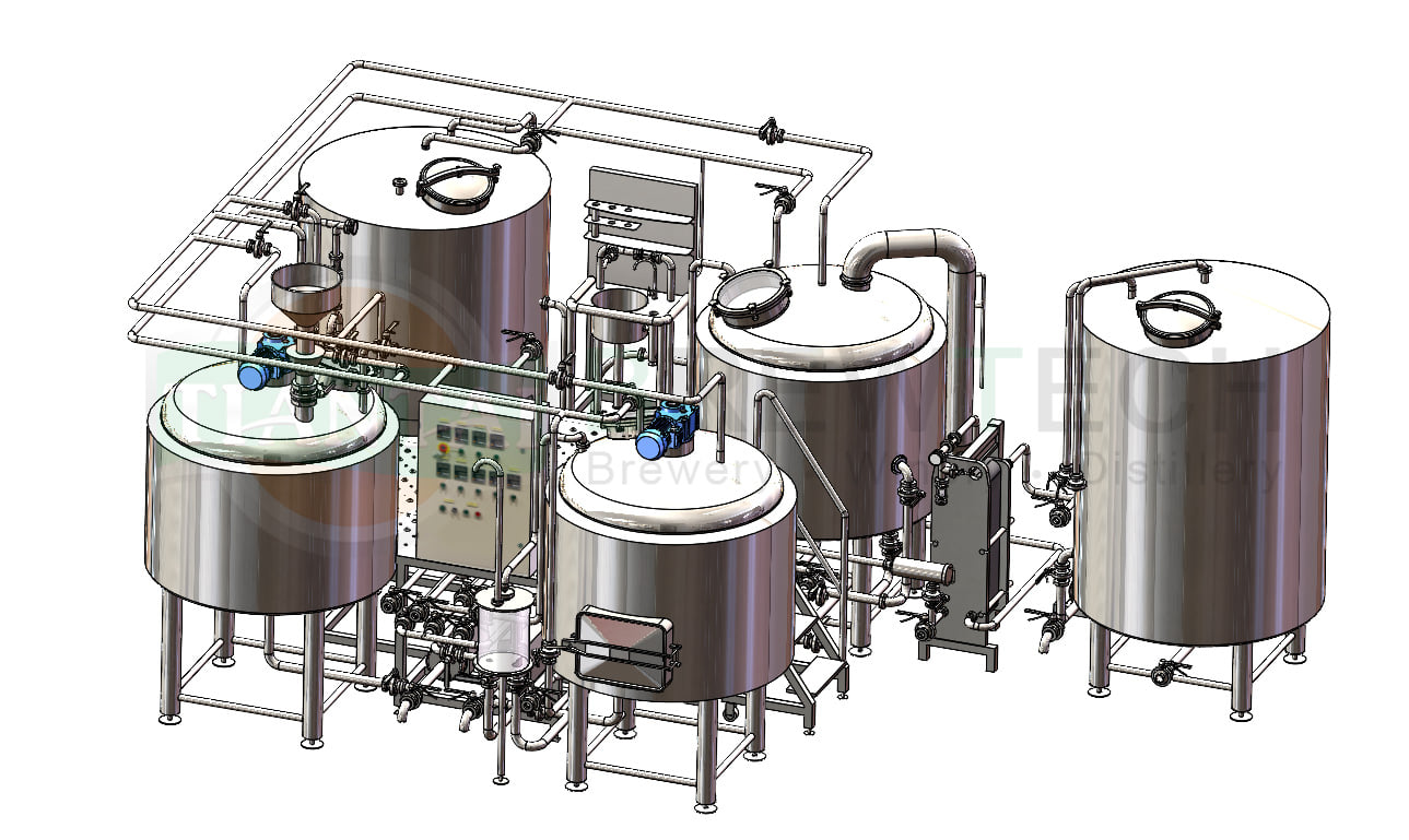 Автоматическая пивоварня литров. Вирпул для пивоварни. Микропивоварня 100 литров. Оборудование для мини пивоварни.