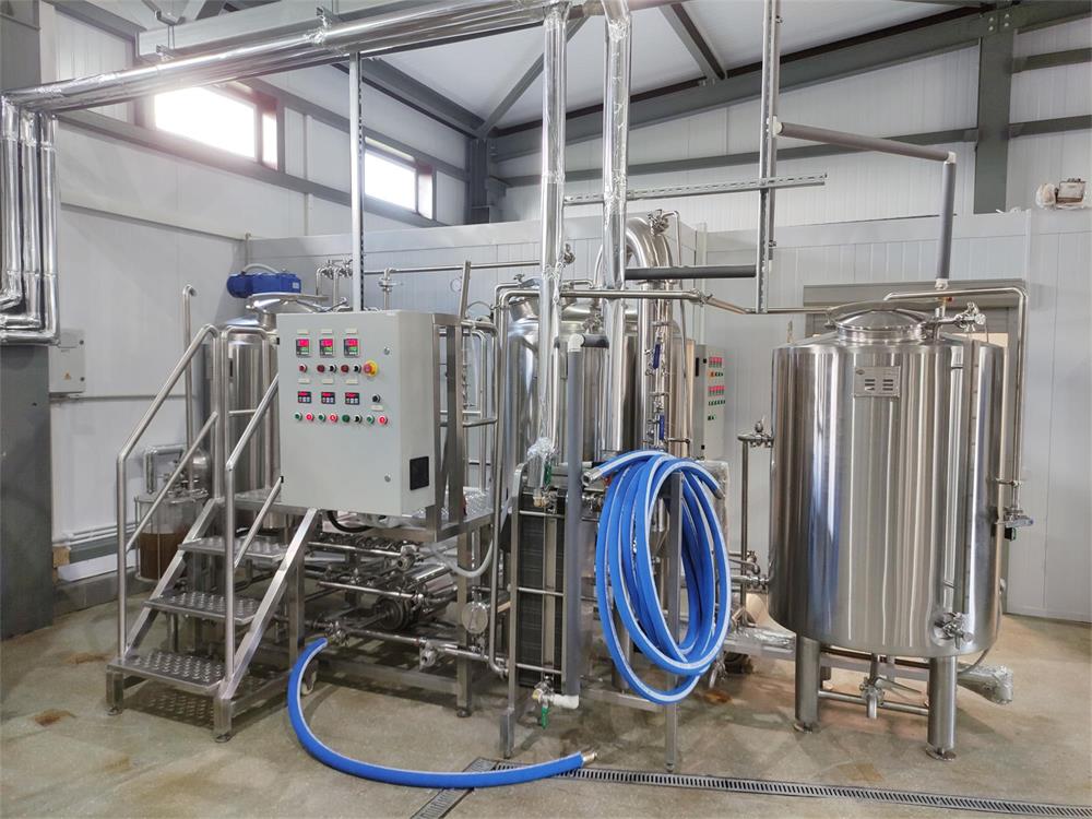 Проект Private Brewery пивоварни 500л с ЦКТ 1000л и 500л монтаж в Минске, Беларусь