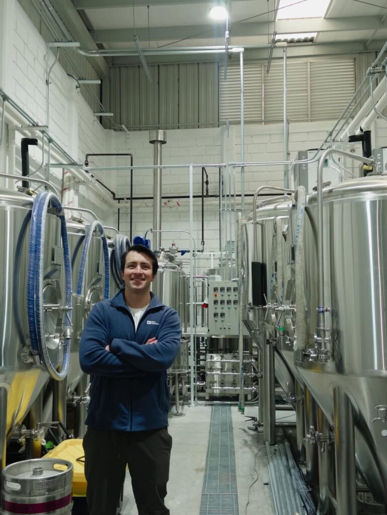 Cerveza успешный проект пивоварни 1000л с ЦКТ по 2000л в Мексике